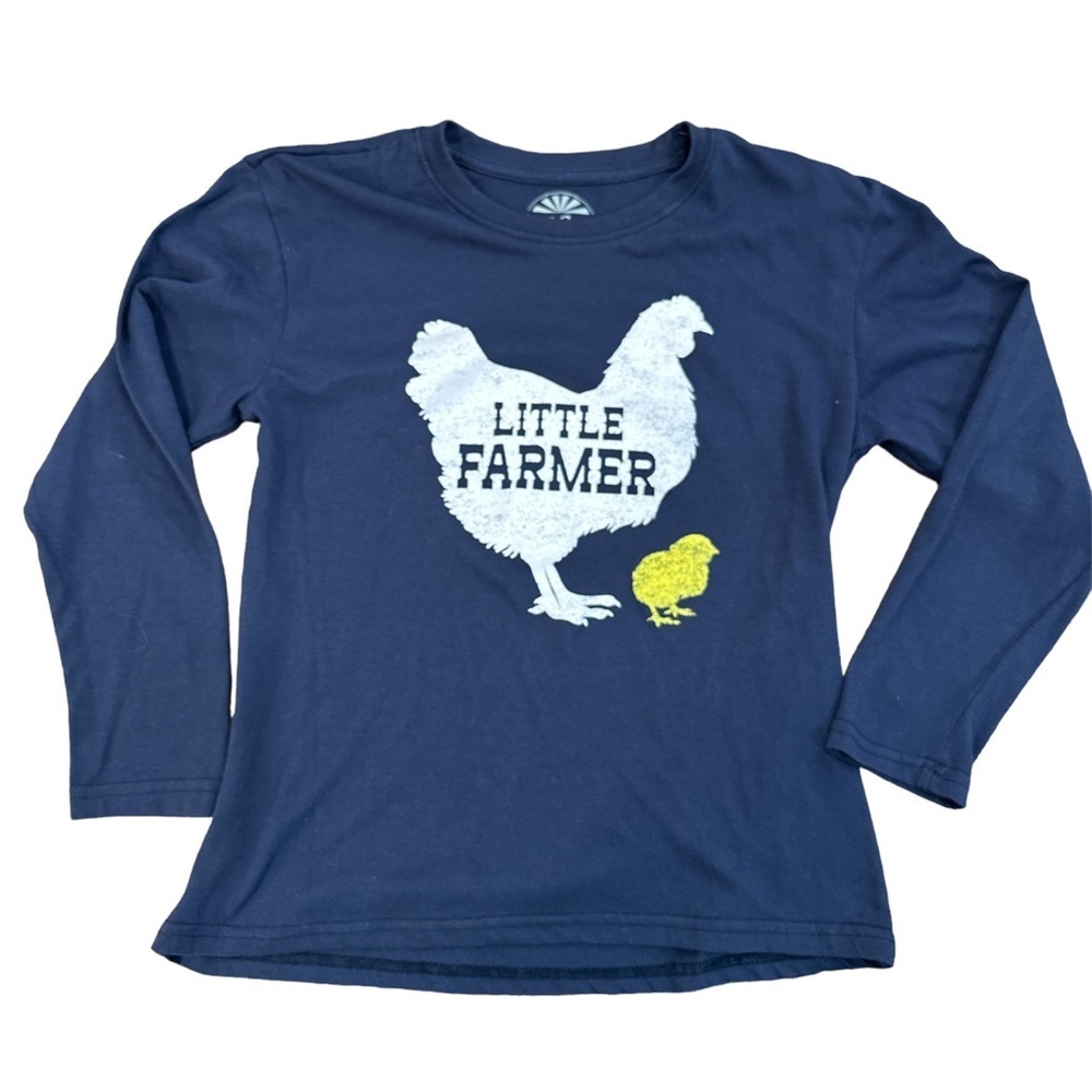 Little Farmer Children’s Long‎ Sleeve T  Large Excellent Condition Blue
